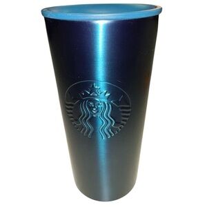 Starbucks Recycled Plastic Stainless Steel 2022 Teal Tumbler 12 Oz Preowned